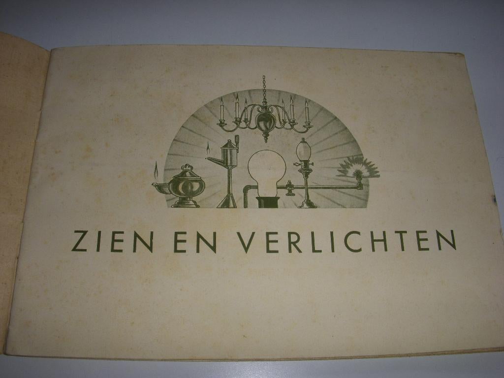 Philips brochure Zien en Verlichten ' Licht les' jaren 30, Boeken, Catalogussen en Folders, Gelezen, Folder, Ophalen of Verzenden