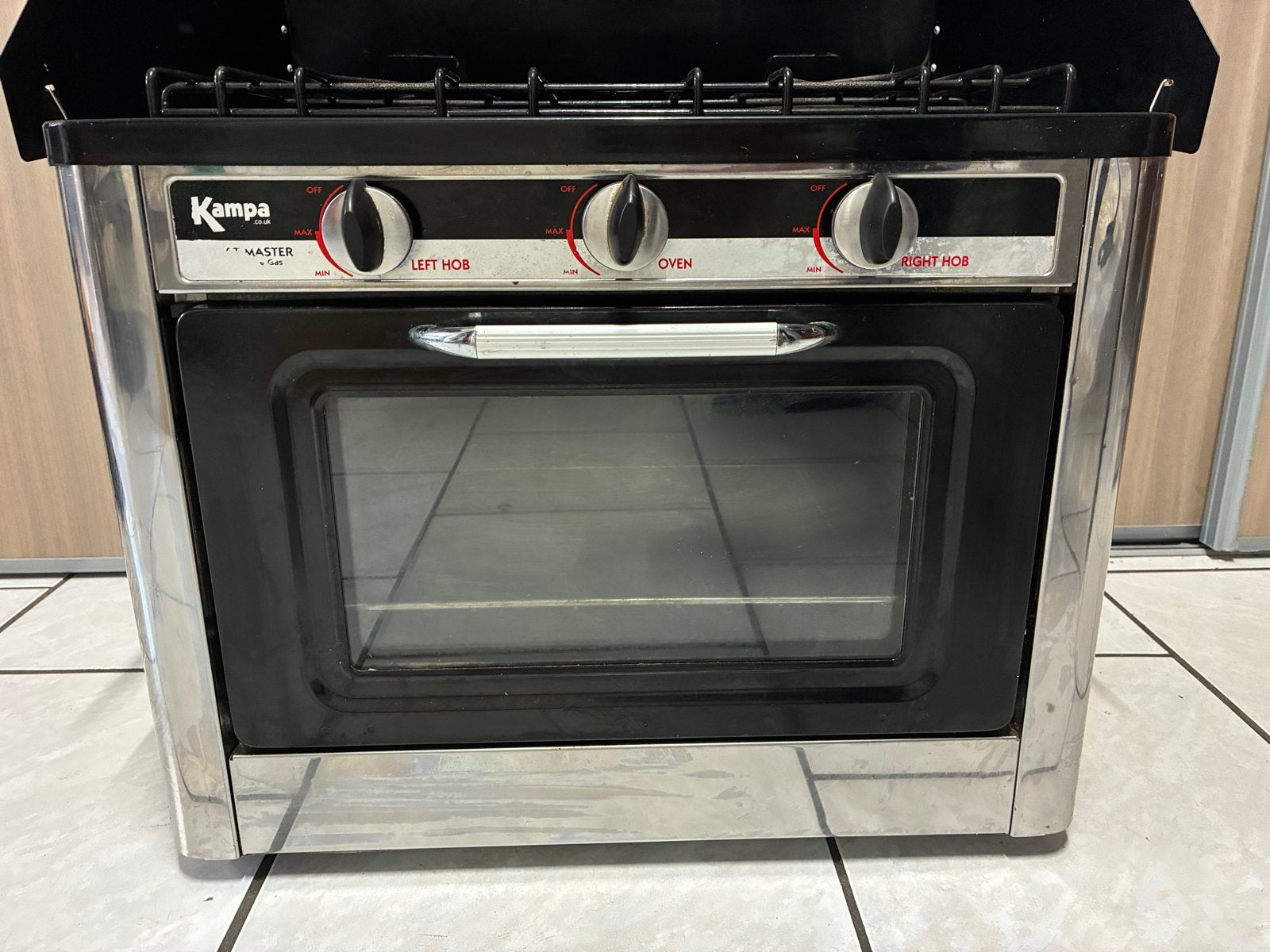 Kampa Kookmaster 2-pits gasfornuis met oven, Ophalen of Verzenden, Gebruikt