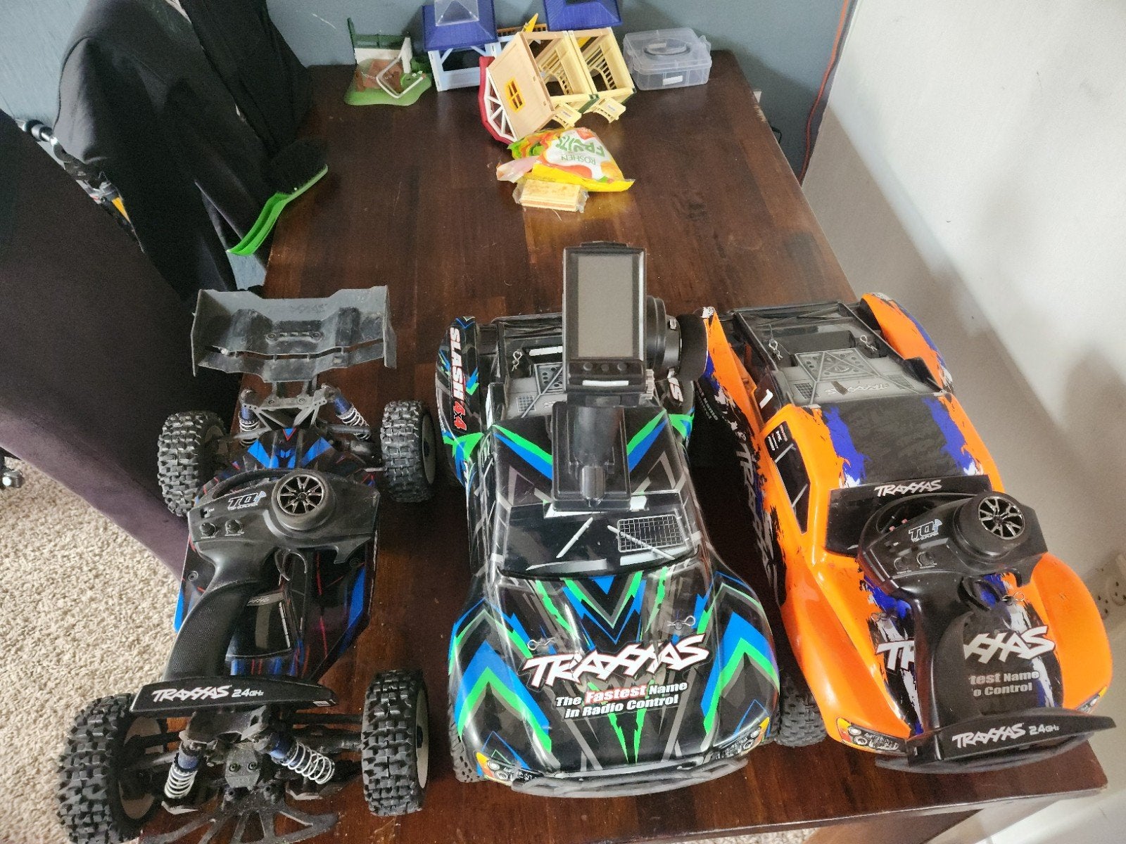 Complete traxxas Hobby, Ophalen of Verzenden, Auto offroad