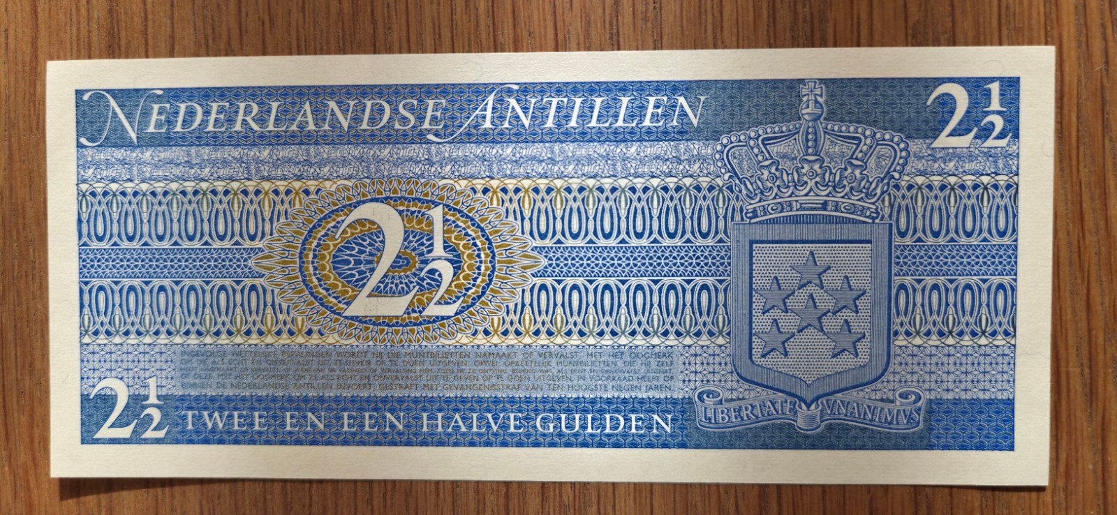 2,5 antiliaanse gulden curacao unc, Ophalen of Verzenden, Los biljet