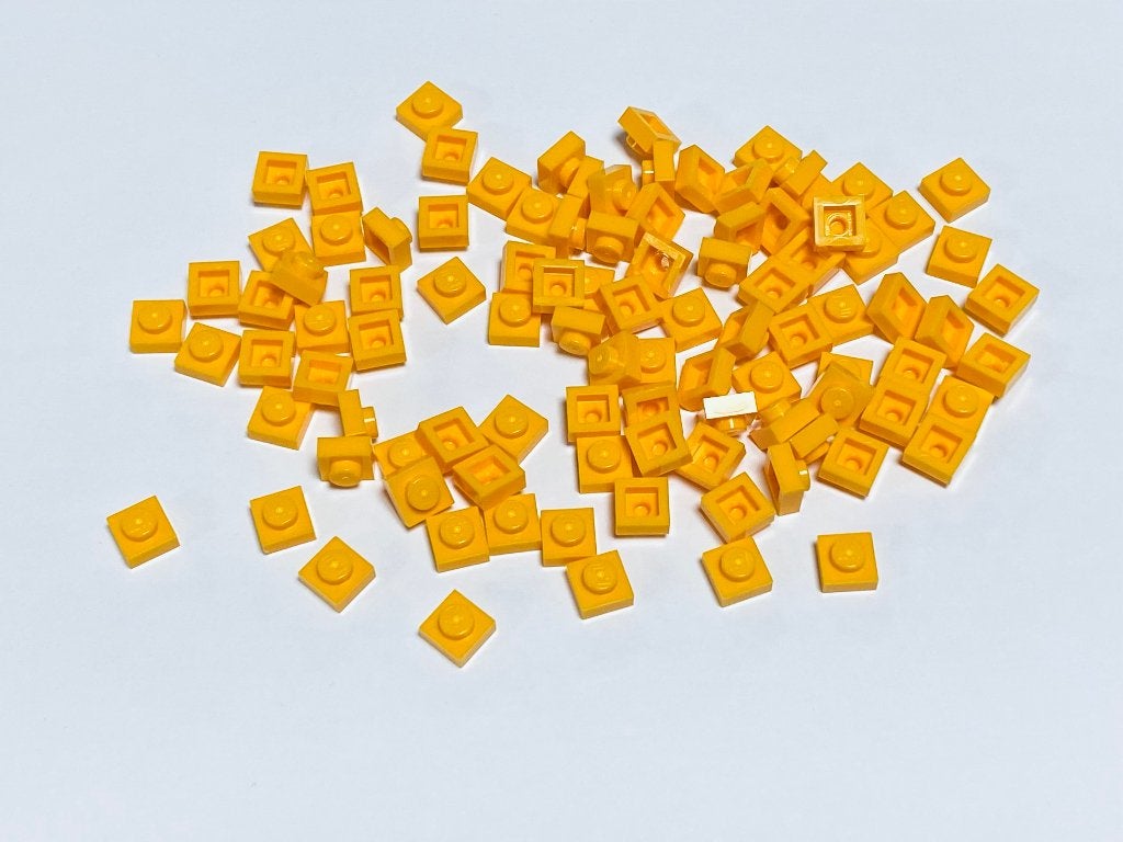Partij 100x nieuwe 1x1 Lego plaatjes (in diverse kleuren), Overige thema's, Lego, Nieuw, Ophalen of Verzenden
