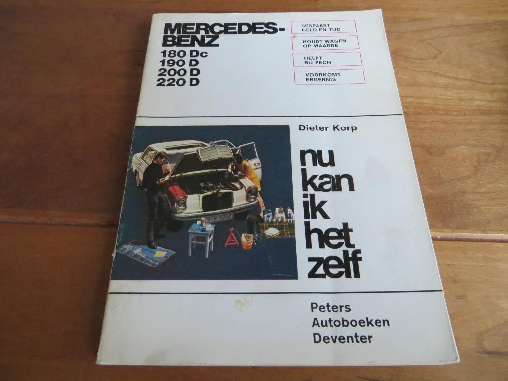 Nu kan ik het zelf vraagbaak Mercedes 180Dc, 190D, 200D/220D, Ophalen of Verzenden