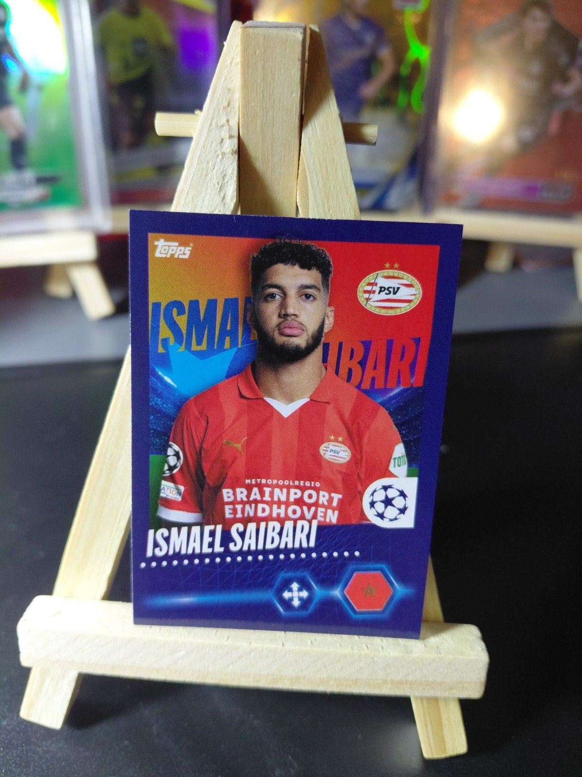 ismael saibari (psv) topps 2023/24, Ophalen of Verzenden, Nieuw, PSV, Poster, Plaatje of Sticker