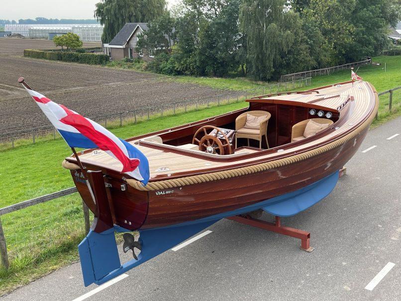 Vlet Sloep, Watersport en Boten, Sloepen, Zo goed als nieuw, Vlet, Overige merken, Diesel, Hout, Binnenboordmotor, Ophalen