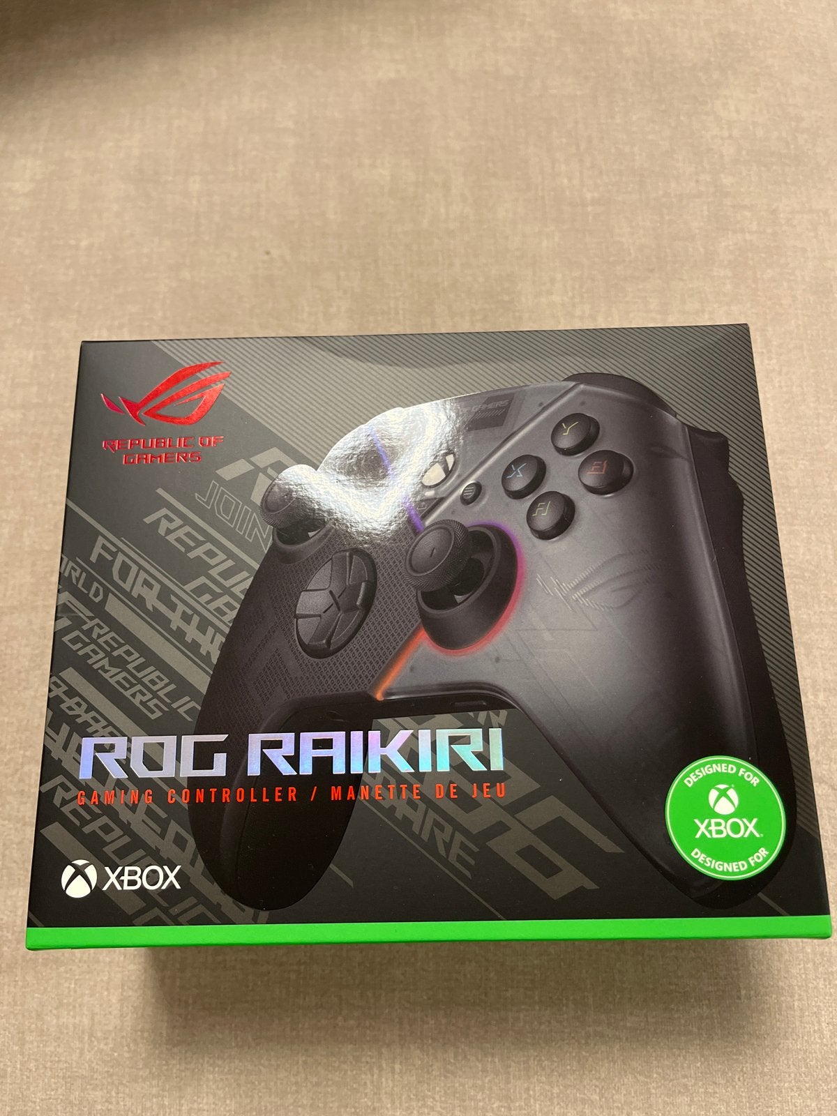 ROG Raikiri Gaming Controller voor Xbox niet wireless, Spelcomputers en Games, Ophalen of Verzenden, Zo goed als nieuw, Xbox Series X