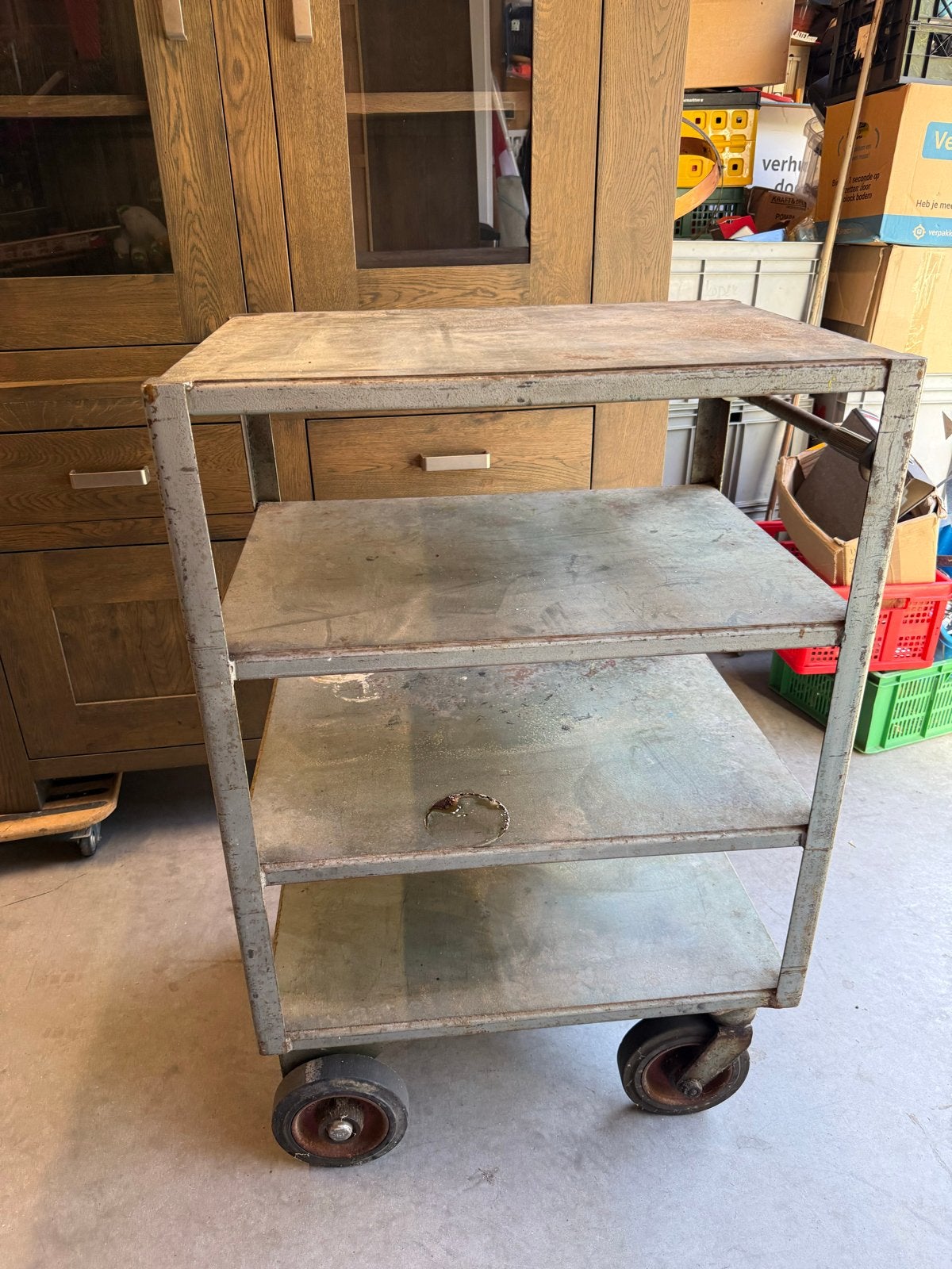 Industriële Voorraadkar / Werkplaats Trolley, Ophalen, Gebruikt, Q, Q