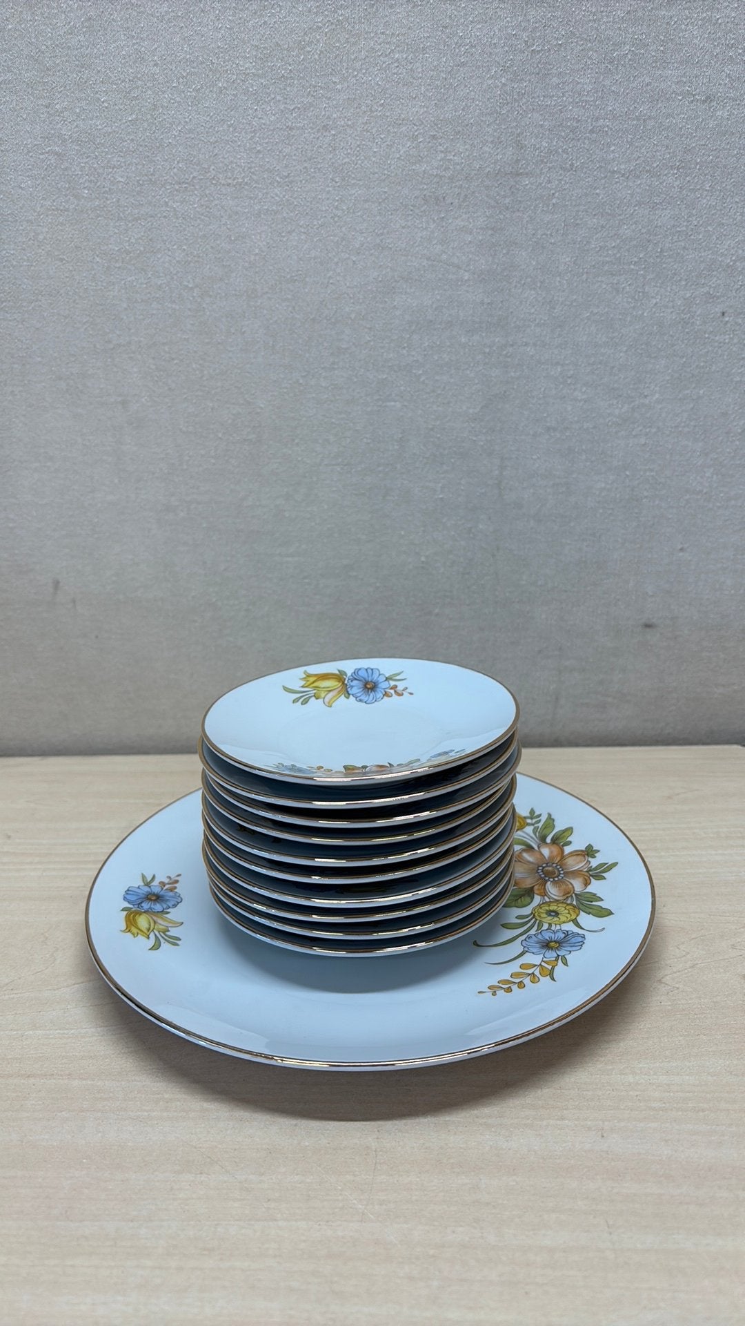 Brocante gebakstel, Antiek en Kunst, Ophalen of Verzenden