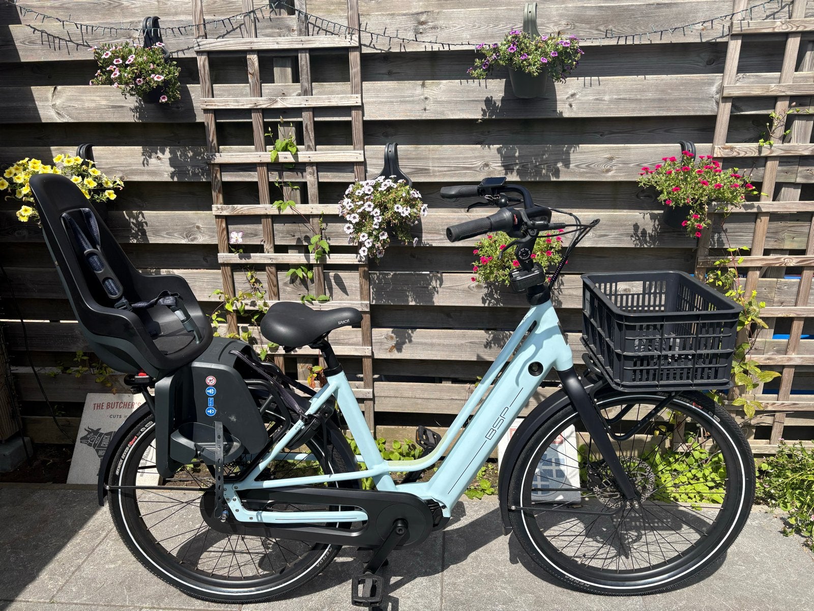 BSP mamafiets en mandje, Mandje, 53 tot 56 cm, Zo goed als nieuw, 0 zitjes