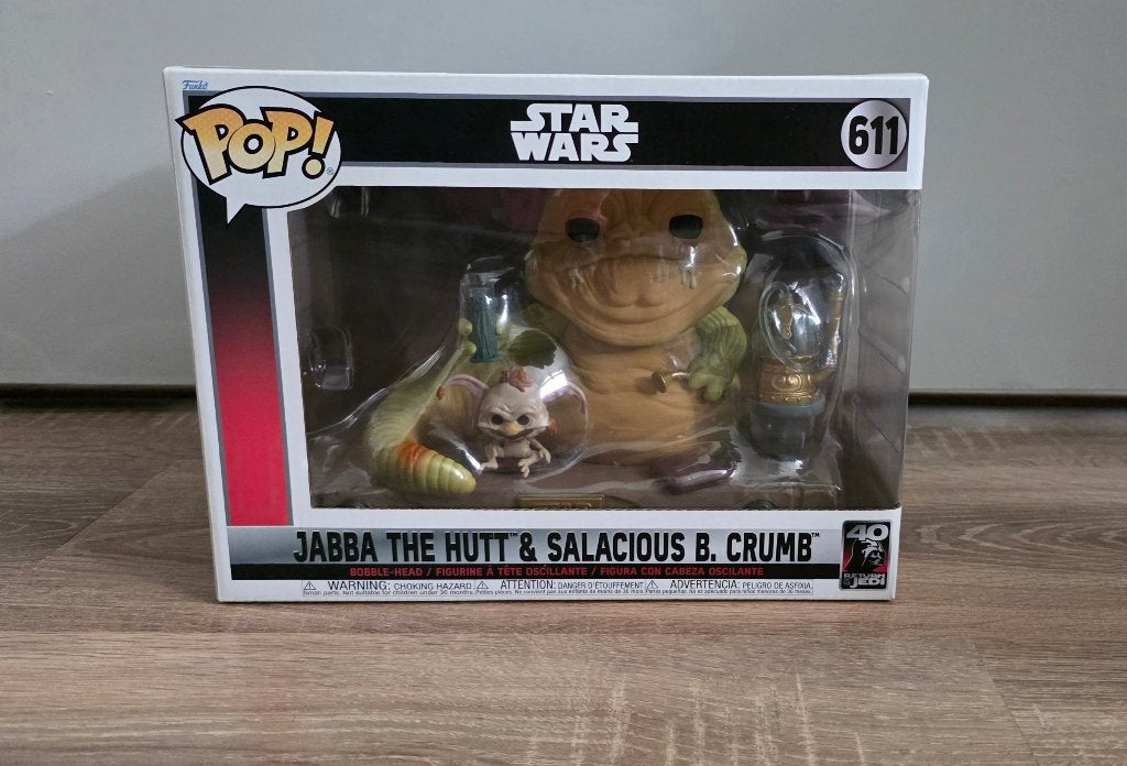 Funko Pop! Star Wars Jabba the Hutt & Salacious B. Crumb, Ophalen of Verzenden, Zo goed als nieuw