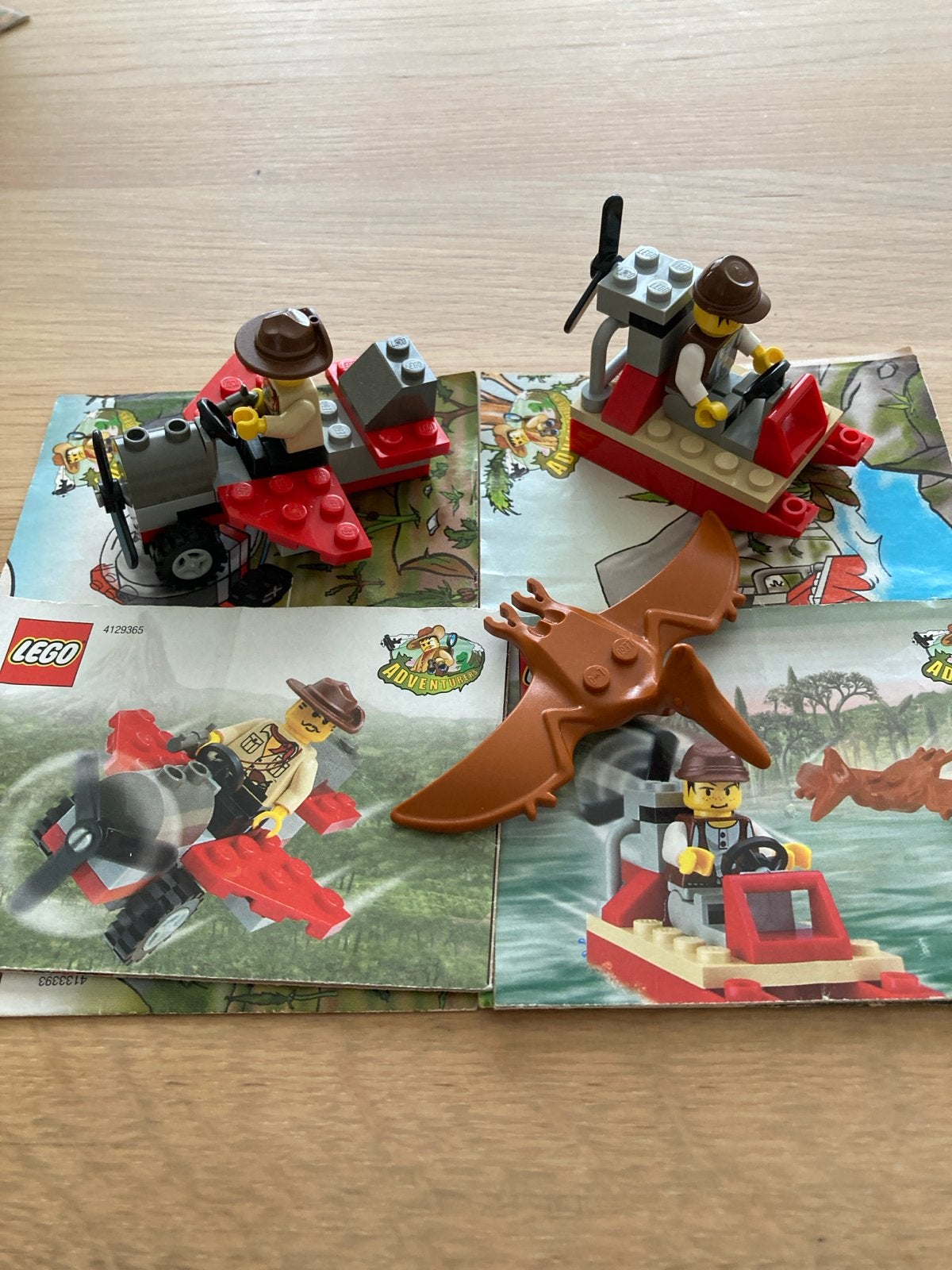 Lego Adventurers sets 5911, 5912, 5913, 5914 compleet, Gebruikt, Overige thema's, Lego, Ophalen of Verzenden