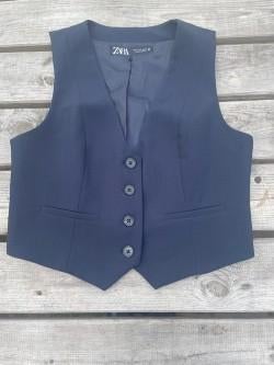 gilet, Kleding | Dames, Bodywarmers, Blauw, Zara, Nieuw, Ophalen of Verzenden