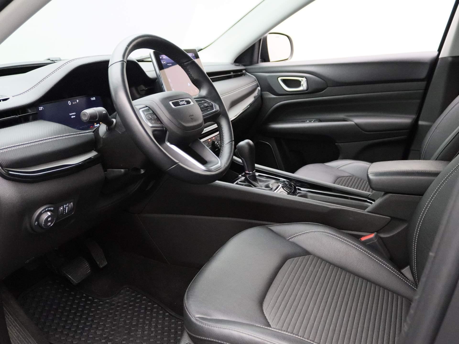 Jeep Compass 1.5T e-Hybrid Night Eagle | Half-Leder | Naviga, Auto's, Jeep, 12 maanden, Gebruikt, Euro 6, 4 cilinders
