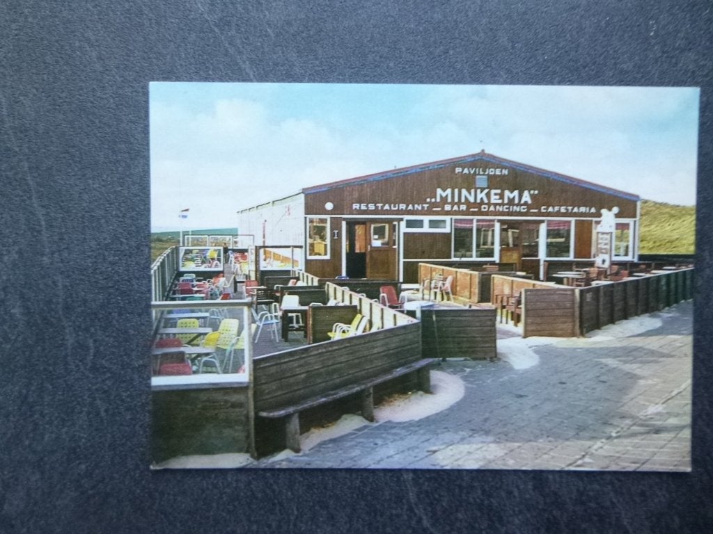 Camperduin aan zee, paviljoen Minkema 1975, Verzenden, 1960 tot 1980, Ongelopen, Zuid-Holland