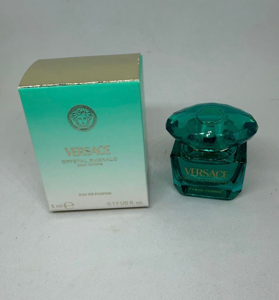 Nieuwe miniatuur Versace Crystal Emerald 5 ml edp, Verzenden, Nieuw, Miniatuur, Gevuld