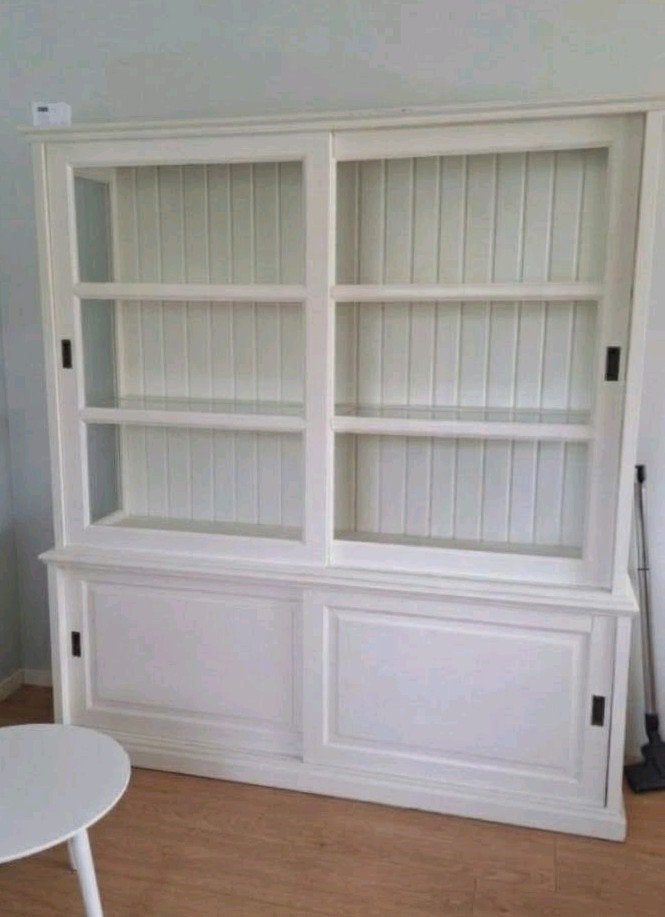 Witte buffetkast, Huis en Inrichting, Ophalen, Gebruikt, 25 tot 50 cm, 200 cm of meer