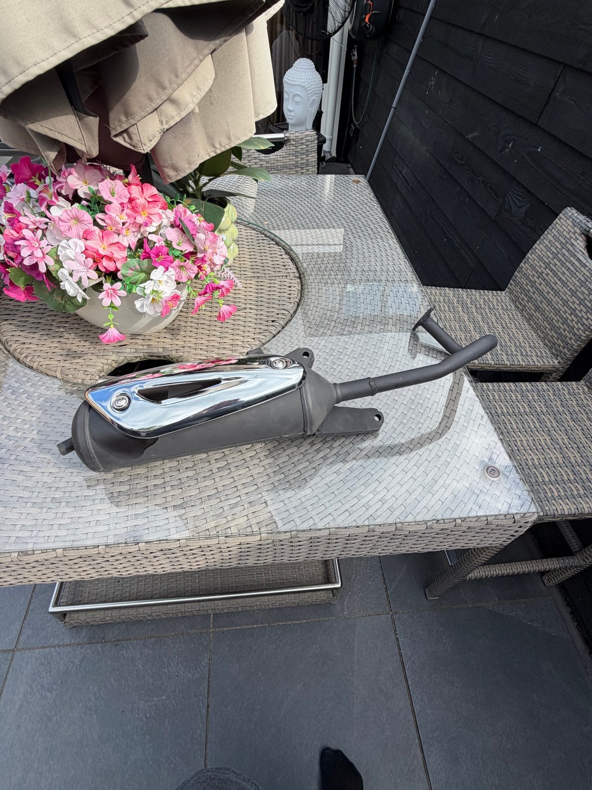 Uitlaat voor AGM scooter - Zo goed als nieuw, Ophalen, Zo goed als nieuw, Uitlaat, Overige merken