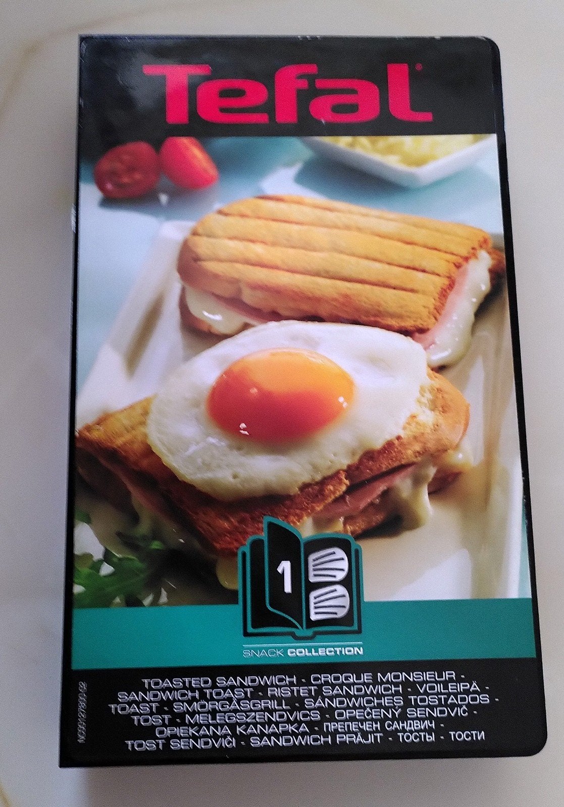 Tefal snack collection grilplaten., Ophalen of Verzenden, Uitneembare platen, Gebruikt