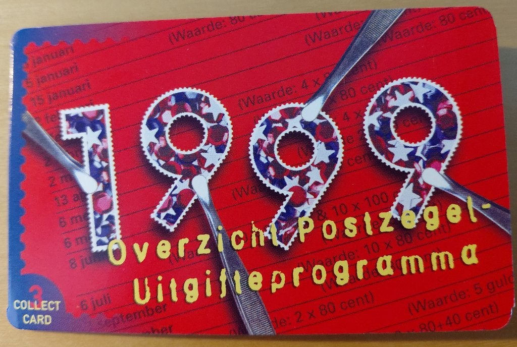 Collect card 3 (5 januari 1999), Postzegels en Munten, Ophalen of Verzenden