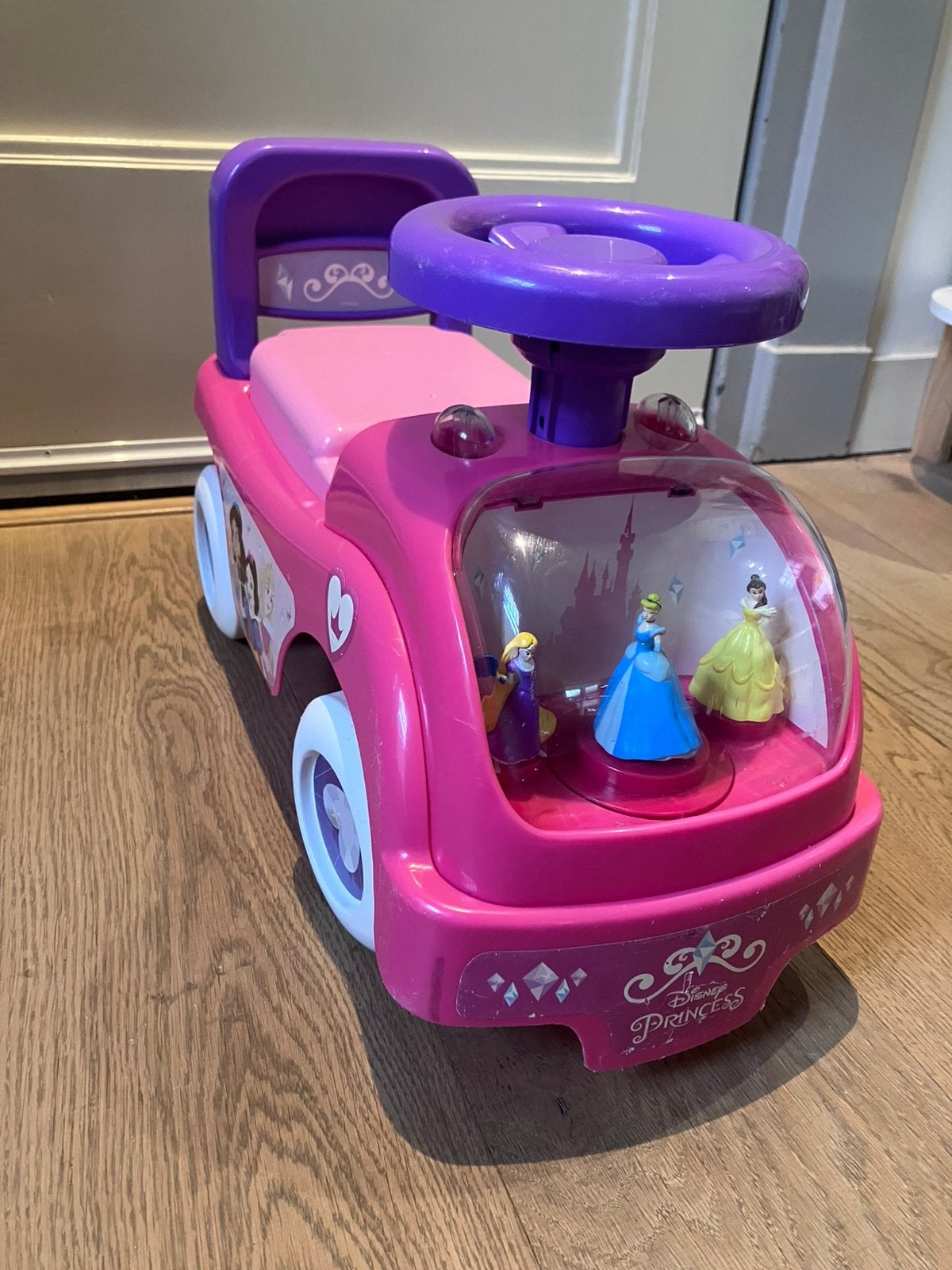 Fantastisch roze Disney prinsessen loopauto, Ophalen of Verzenden, Gebruikt, Loopvoertuig