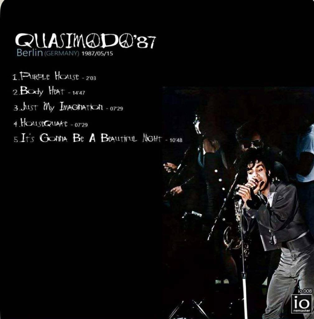 Prince - Berlin 1987 QUASIMODO Aftershow 1987 CD, Cd's en Dvd's, Speciale editie, Live-album, Nieuw in verpakking, Verzenden