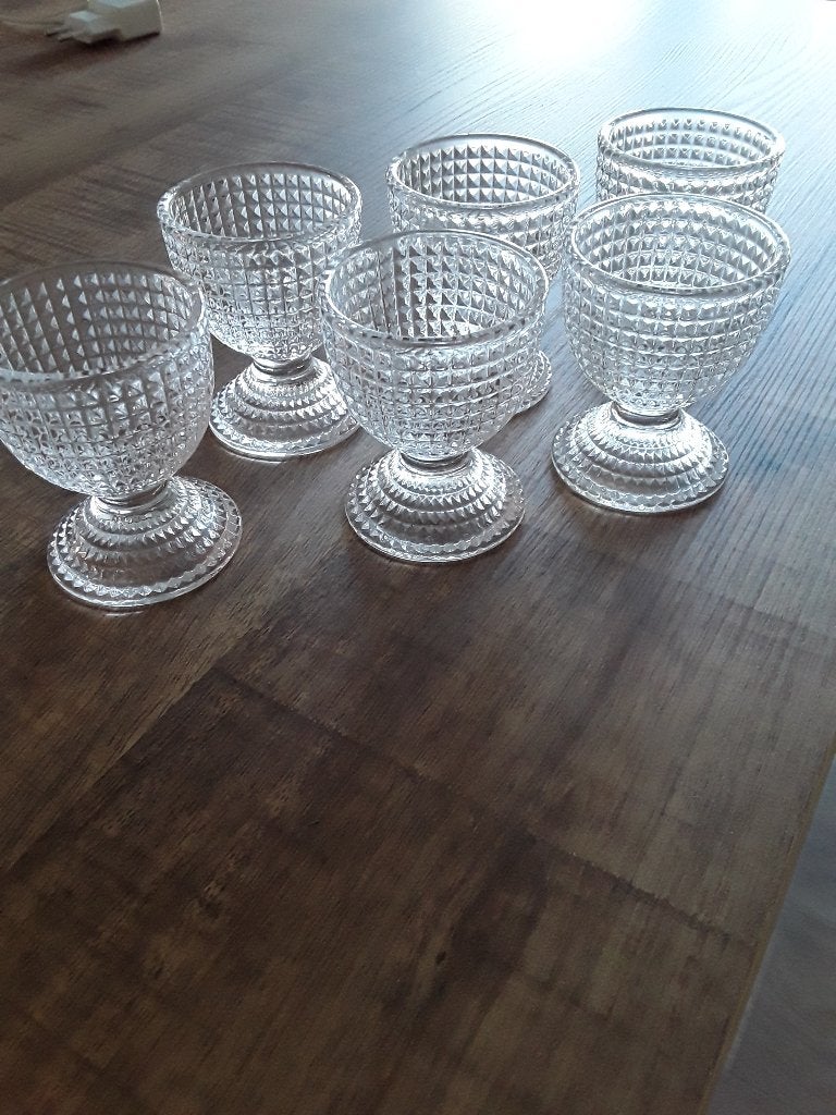 6 vintage eierdopjes. Villeroy & Boch, Ophalen of Verzenden