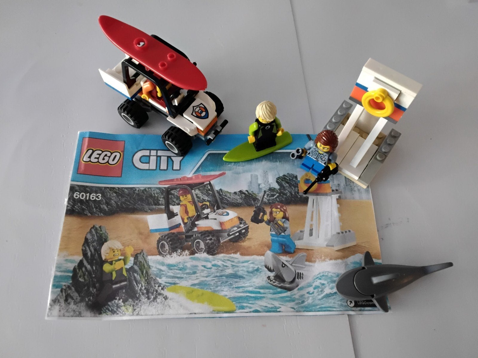 Lego City  - Kustwacht startset ( Lego nr  - 60163, City, Lego, Ophalen of Verzenden, Zo goed als nieuw