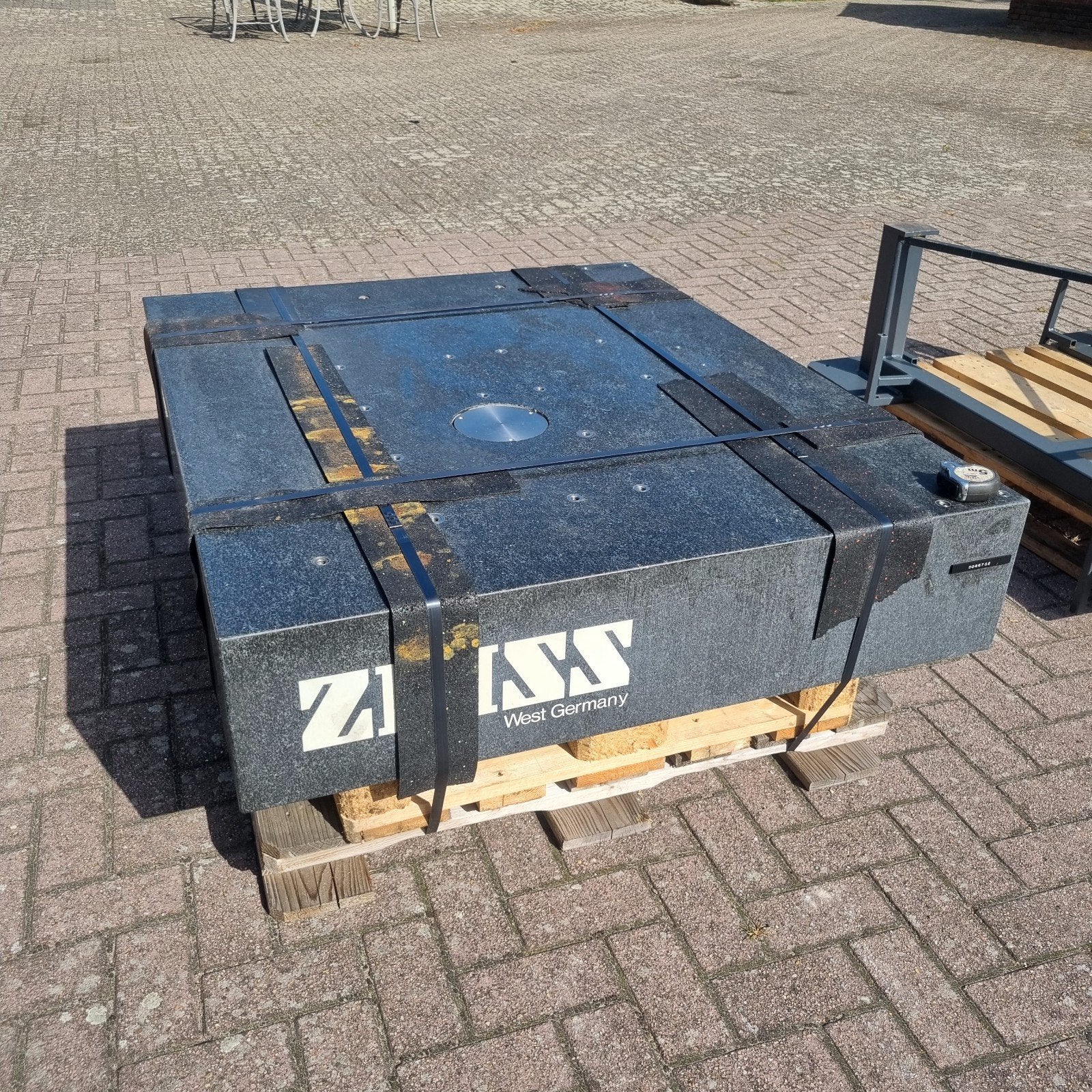 Zeiss meettafel vlaktafel graniet met onderstel, Ophalen, Gebruikt, 120 tot 170 cm