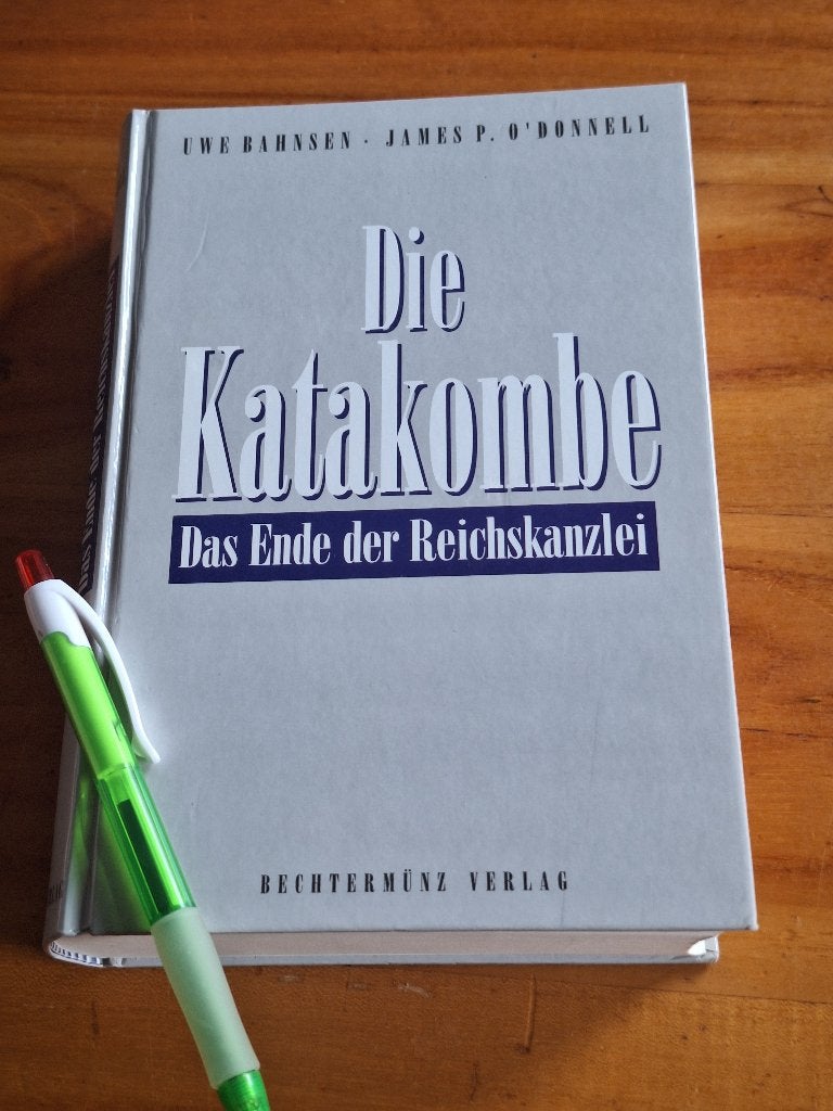 Die Katakombe: Das Ende der Reichskanzlei, Ophalen of Verzenden, Tweede Wereldoorlog, Zo goed als nieuw, Overige onderwerpen