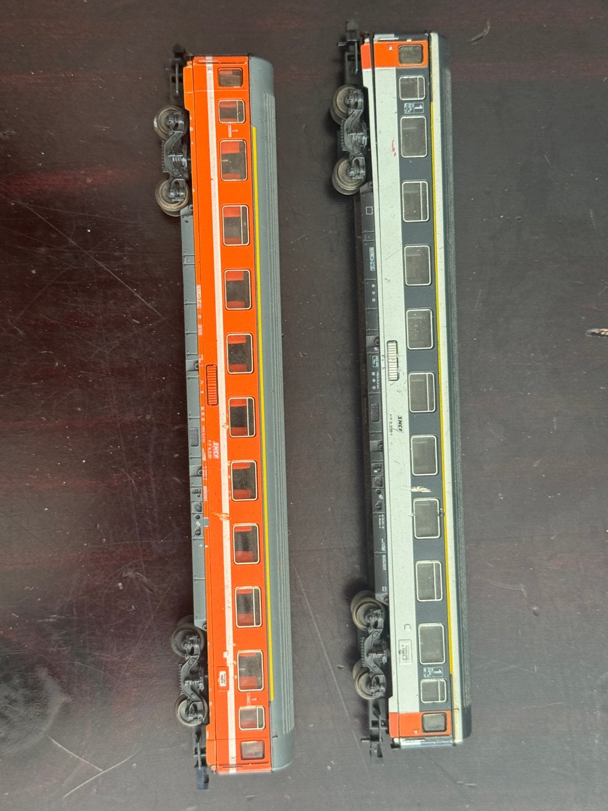 Minitrix SNCF personenrijtuigen | 1/160 N spoor, Gebruikt, Gelijkstroom, Trix, Wagon