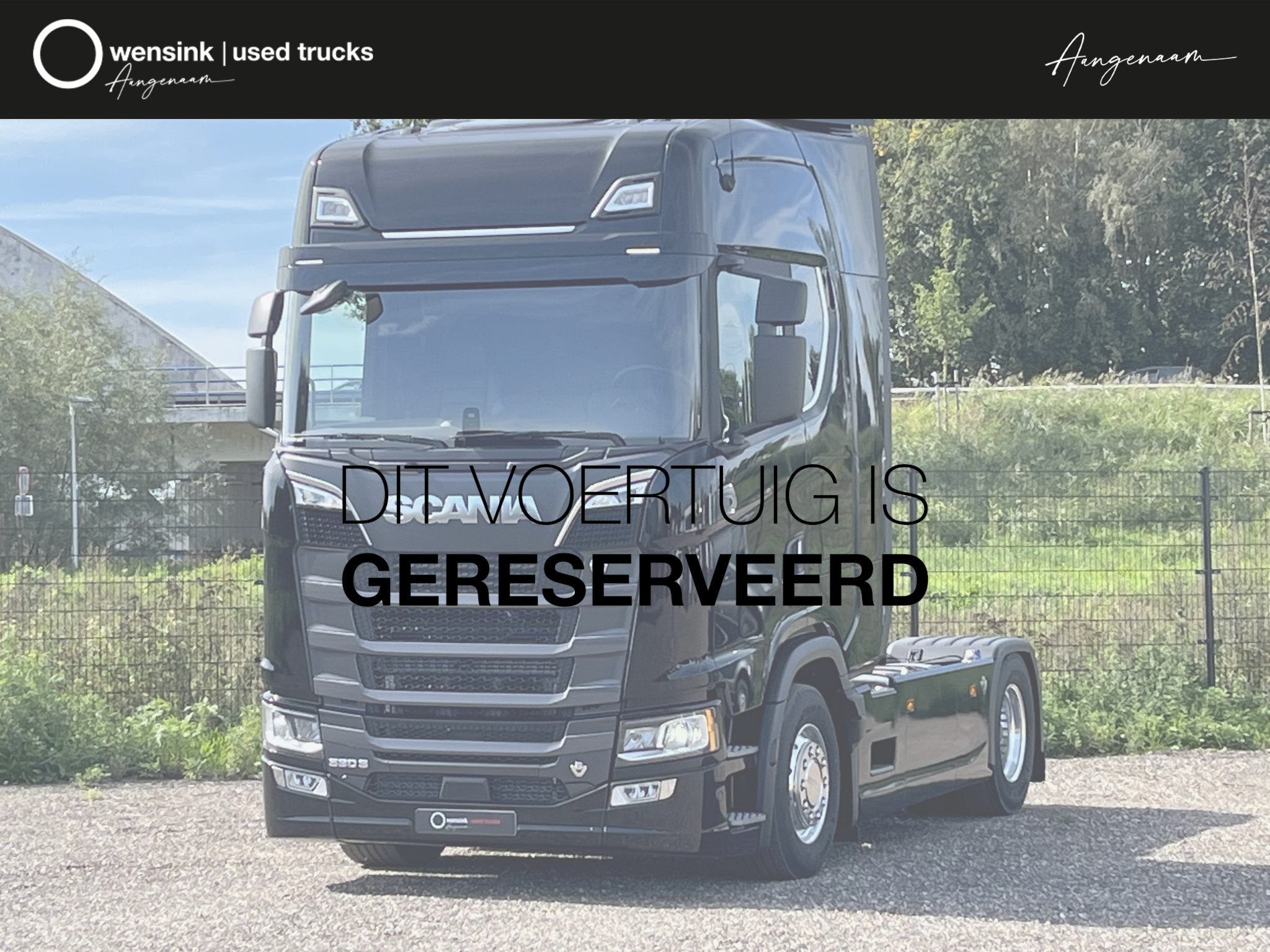 Scania S590 V8 | Retarder | Full Air | PTO prep. | 9t front, Auto's, Automaat, Stof, Scania, Zwart