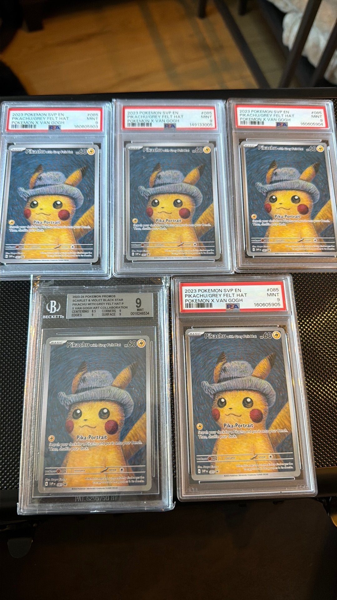 Pikachu van gogh psa 9, Ophalen of Verzenden, Zo goed als nieuw