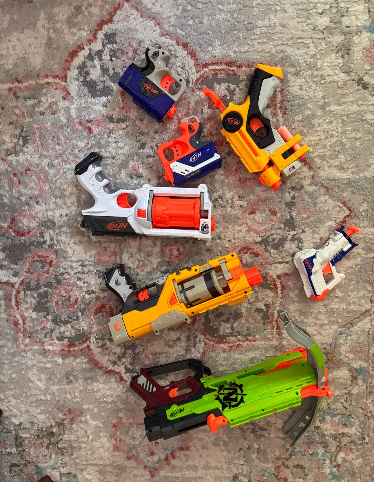 Grote collectie Nerf blasters - Diverse modellen, Ophalen of Verzenden, Zo goed als nieuw, Jongen of Meisje