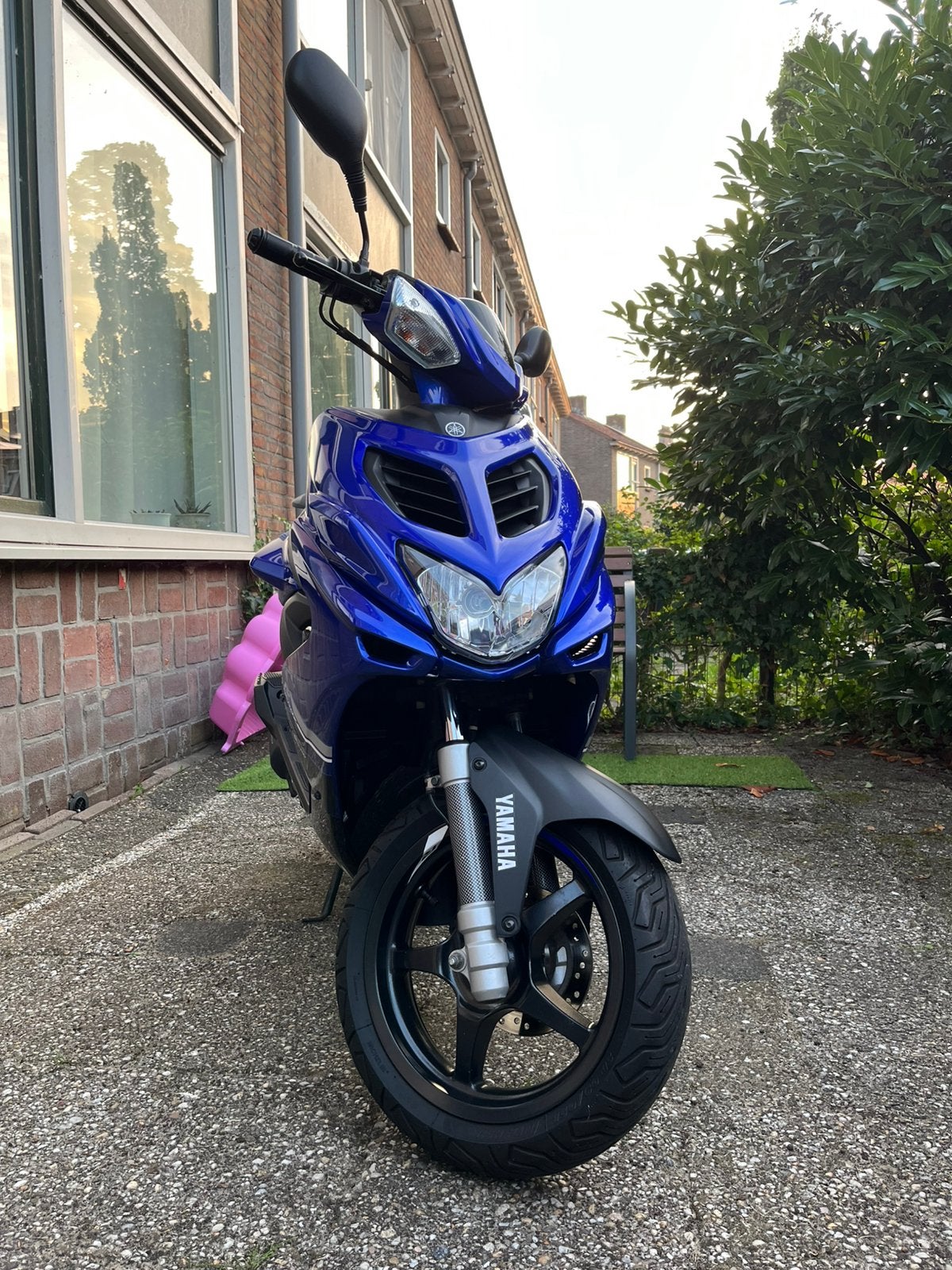 Yamaha Aerox 4-takt - Blauw, Fietsen en Brommers, Ophalen, Gebruikt, Aerox, Maximaal 45 km/u
