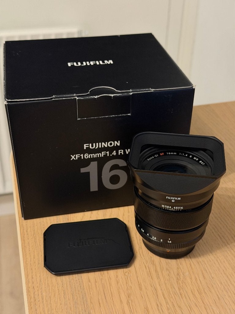 Fujifilm Fujinon XF 16mm F1.4 R WR, Fujifilm, Handmatige focus, Zo goed als nieuw, Fujifilm X-mount