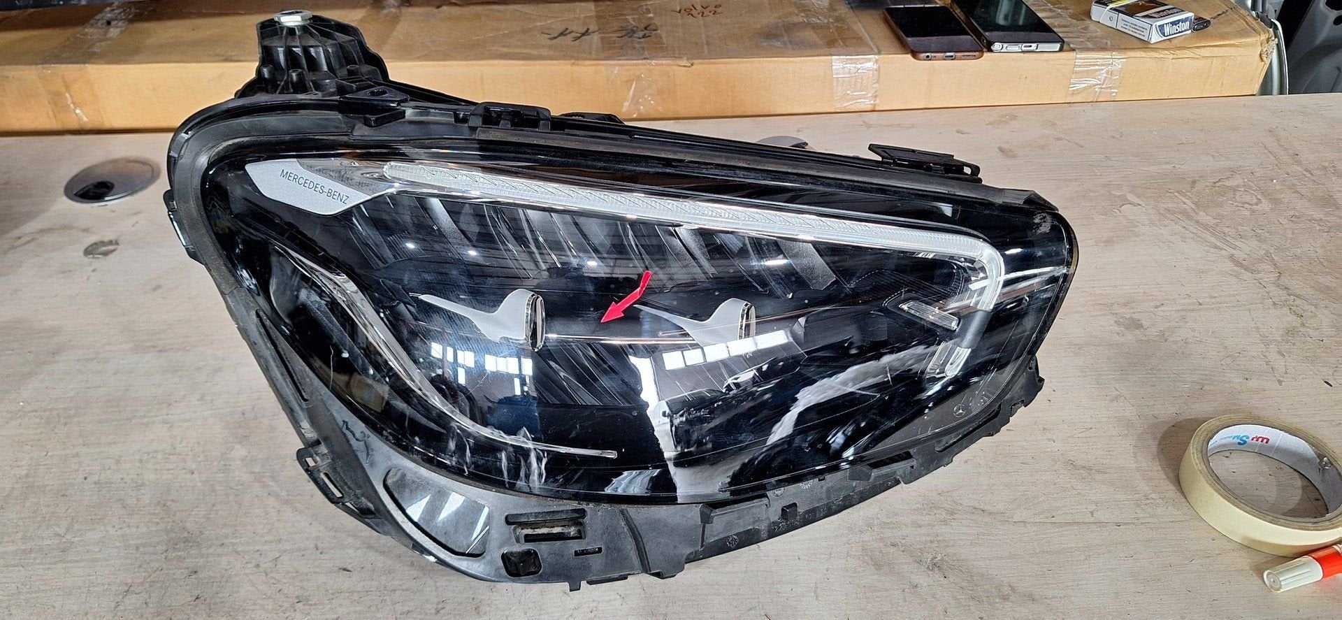 Mercedes-Benz E W213 koplamp A2139067609, Gebruikt, -, Ophalen of Verzenden, -