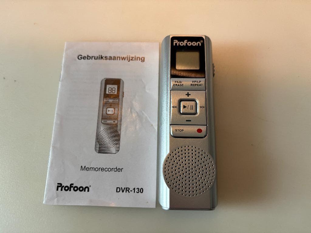 voicerecorder memorecorder, Verzenden, Zo goed als nieuw, Audio
