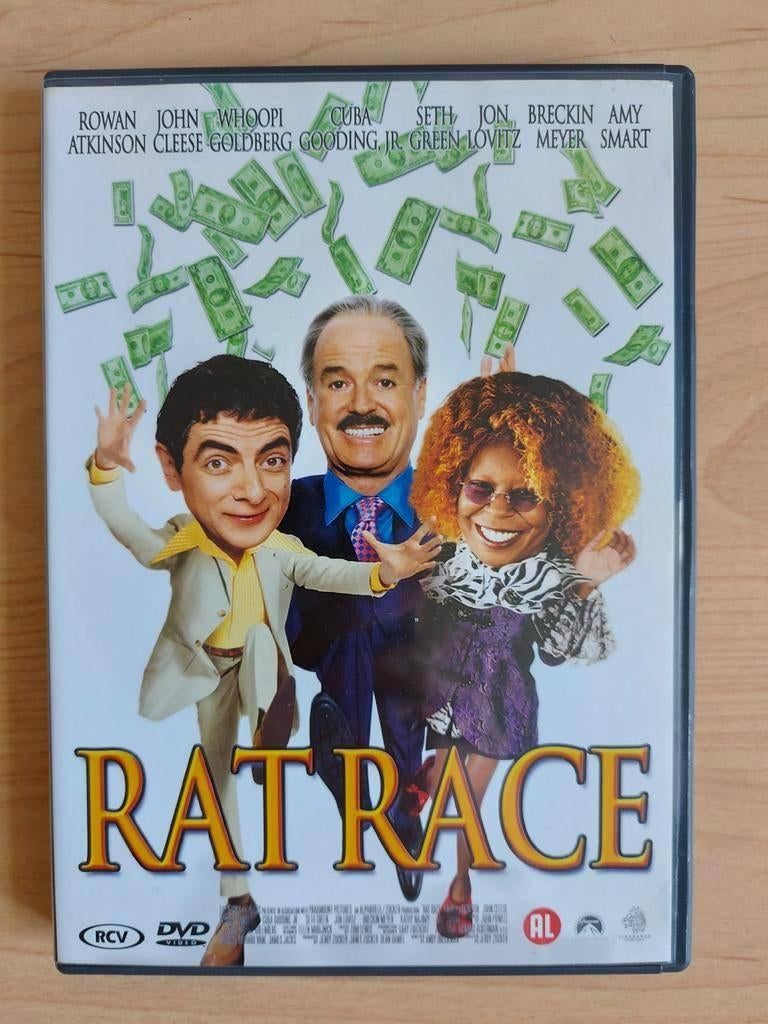 Rat Race - Rowan Atkinson John Cleese Whoopi Goldberg, Alle leeftijden, Ophalen of Verzenden, Zo goed als nieuw, Actiekomedie