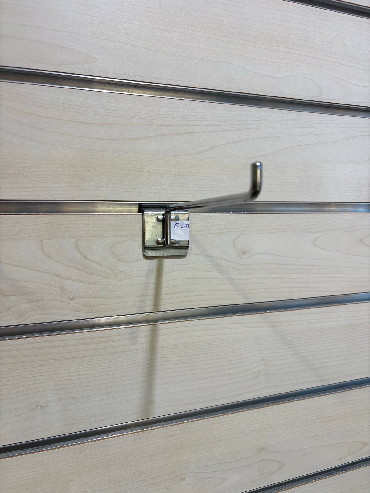 Metalen Slatwall Haak 15 cm voor Winkeldisplay, Ophalen