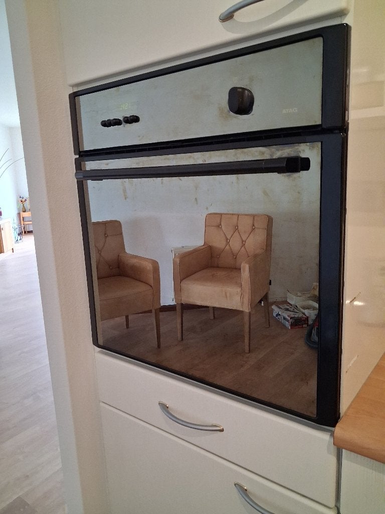 Inbouw Oven Atag 60 cm, Ophalen, Gebruikt, Hete lucht, Heteluchtoven