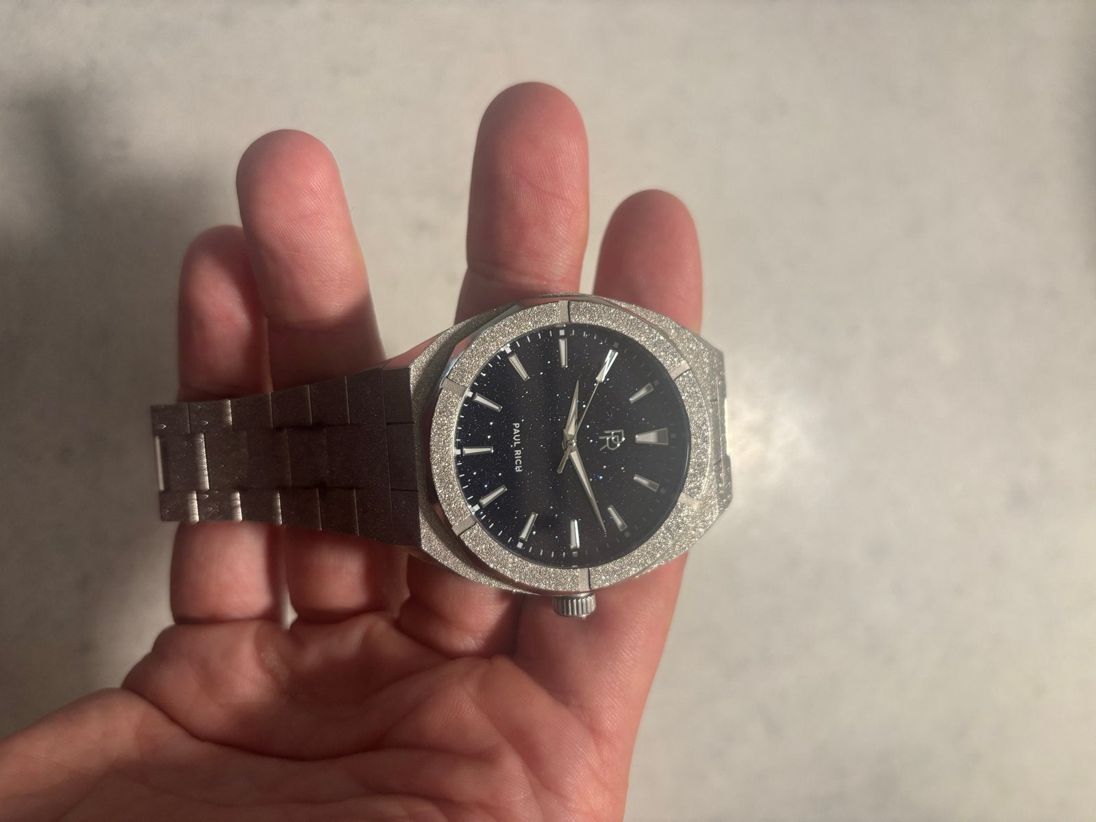 Paul Rich Frosted Star Dust Silver Horloge (FSD05), Overige merken, Staal, Staal, Polshorloge