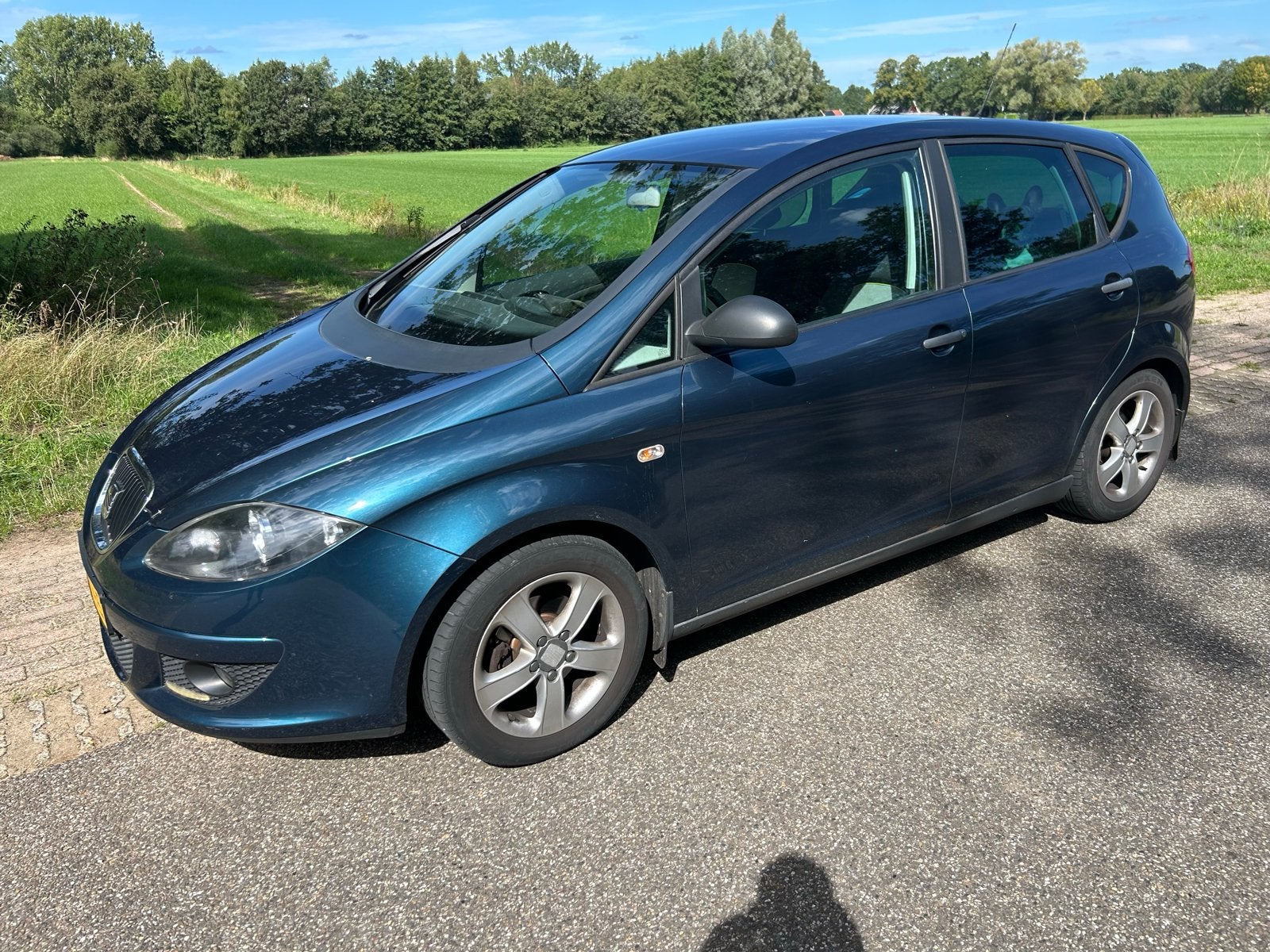Seat Altea 1.6 75KW 2009 Blauw, Auto's, Seat, Stof, 1295 kg, 4 cilinders, Blauw