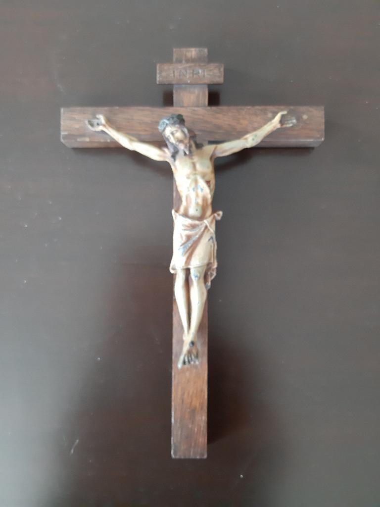 kruisbeelden en christushoofd / gratis, Antiek en Kunst, Ophalen