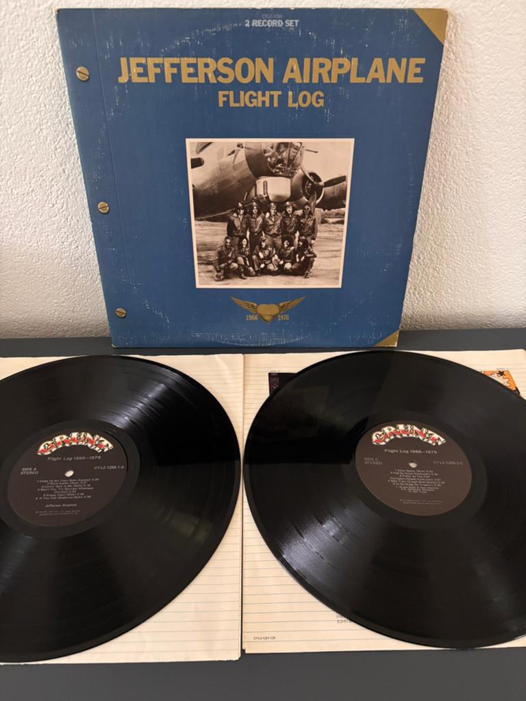 Jefferson Airplane - Flight Log (2xLP) 1977, Gebruikt, Originele persing, Ophalen of Verzenden, 1970 - 1979