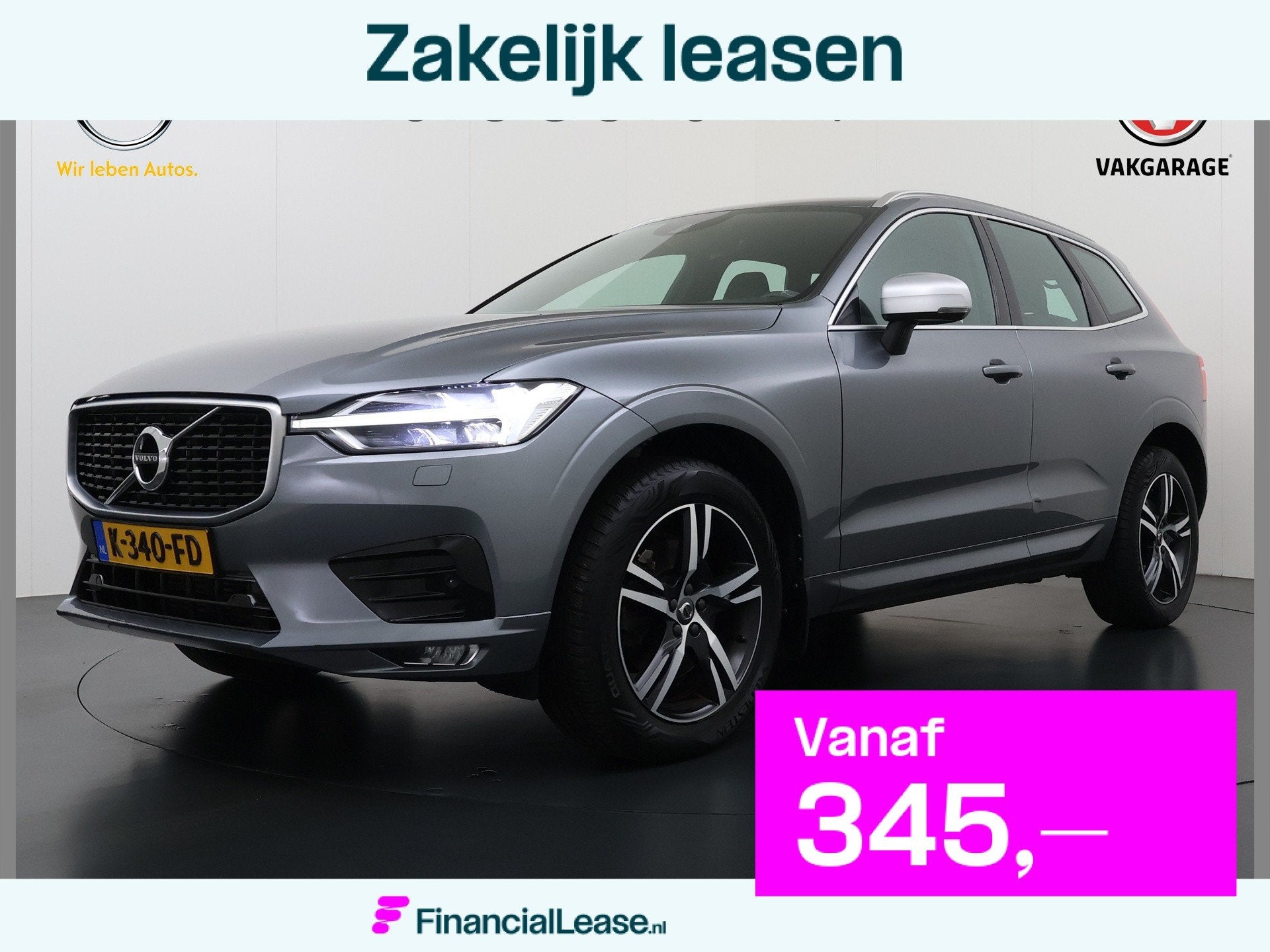 Volvo XC60 T5 251PK Autom Inscription R-design Trekhaak Navi, Dealer onderhouden, Gebruikt, 4 cilinders, 252 pk