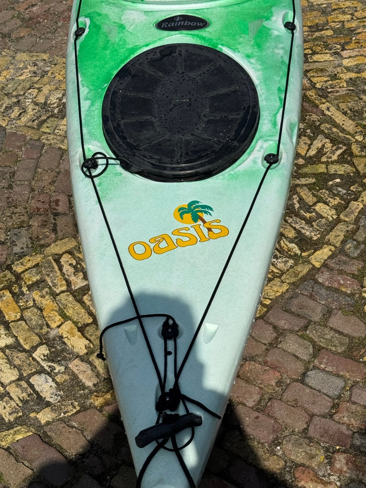 Rainbow Oasis Kajak - Groen, 1-persoons, Ophalen, Gebruikt, 1-persoons