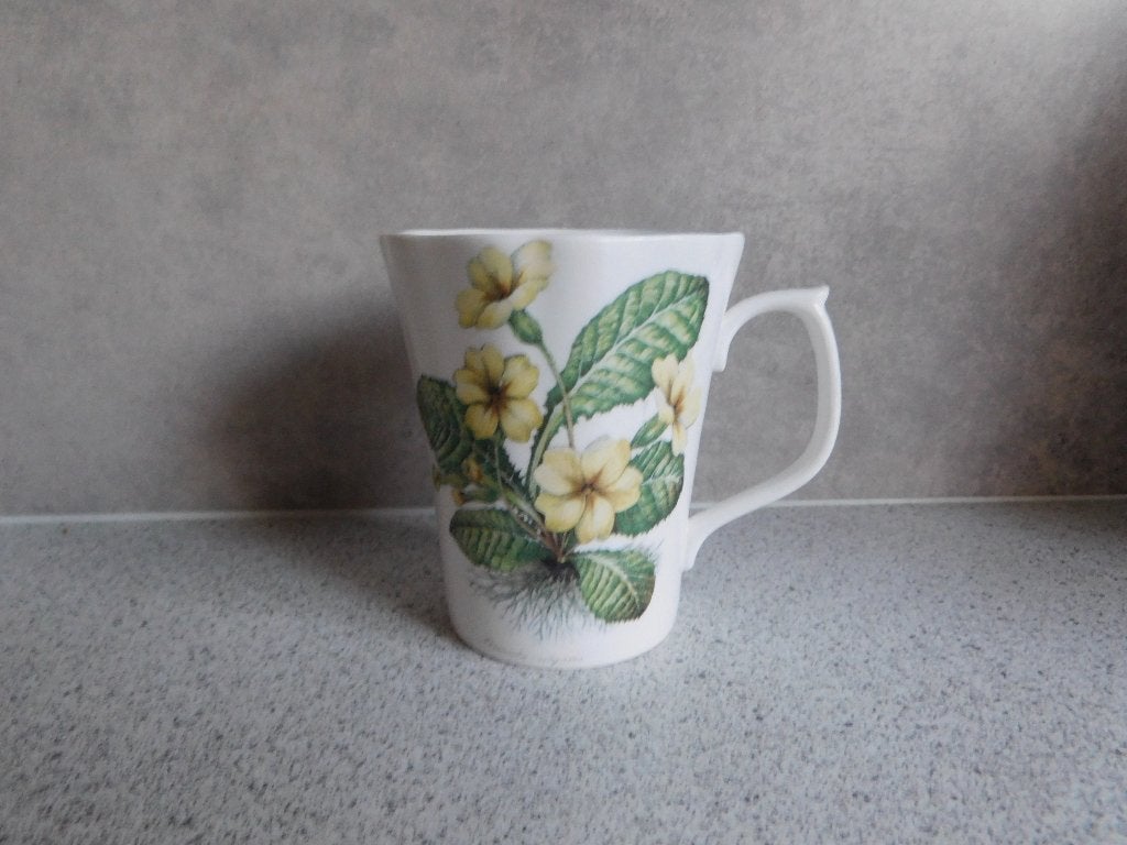 Mok Fine Bone China Primula Whittard of Chelsea, Gebruikt, Overige merken, Klassiek, Porselein