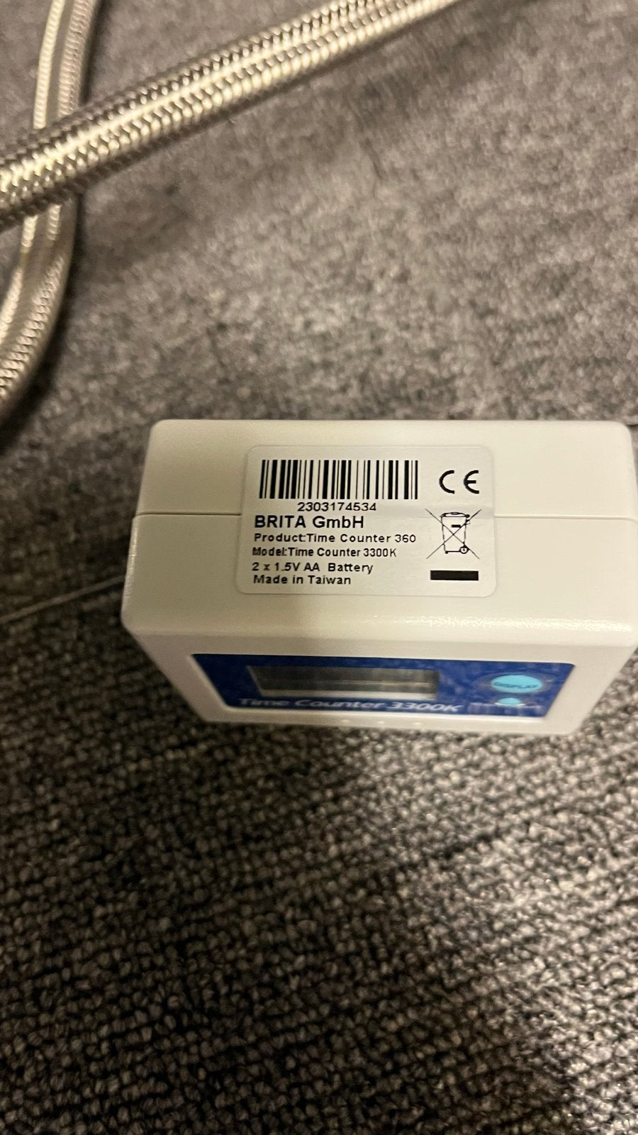 BRITA Waterfilter met Time Counter 3300K, Ophalen of Verzenden, Gebruikt