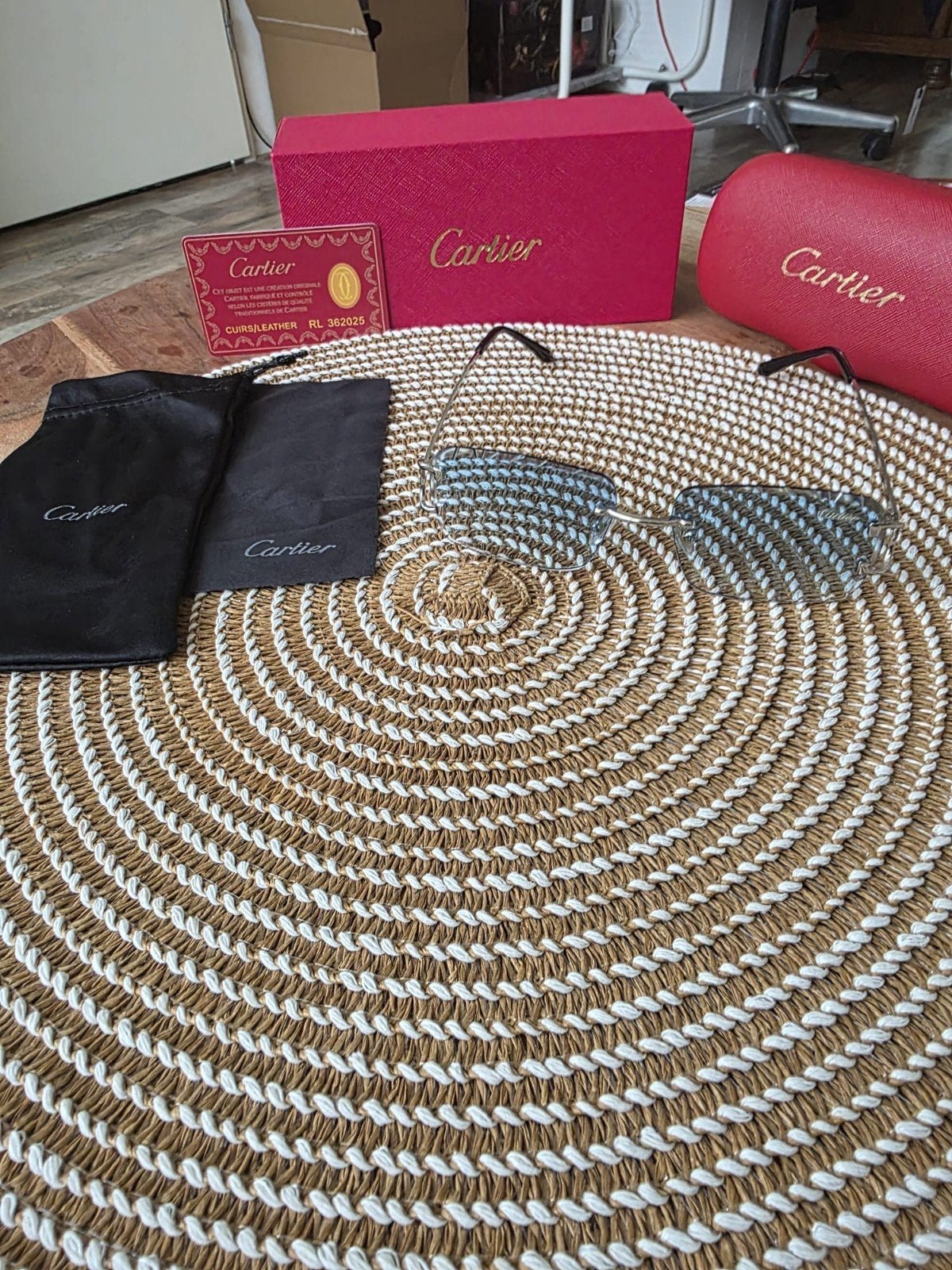 Cartier bril Green - ALL inclusive - New, Ophalen of Verzenden, Nieuw