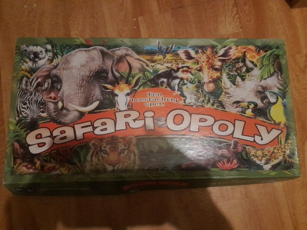 Safari opoly, Ophalen of Verzenden, Gebruikt
