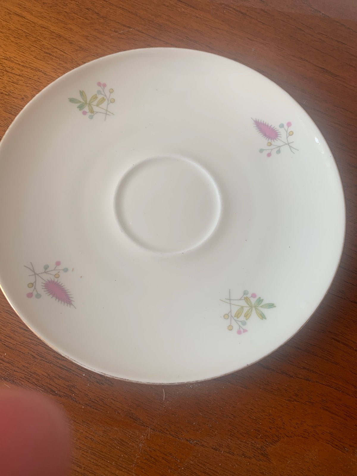 Vintage schotel A. Jungerhans Rotterdam bloemmotief, Ophalen
